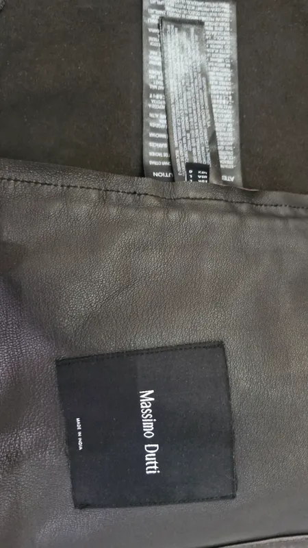 Мужская кожаная куртка Massimo Dutti Оригинал L 2