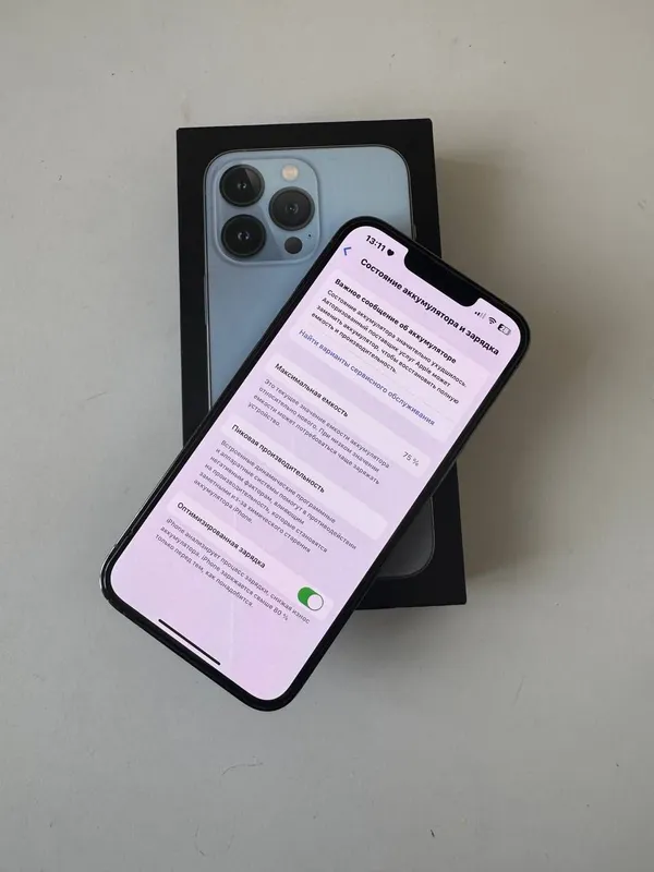 iPhone 13 Pro в отличном состоянии, не вскрывался, всё оригинальное 1 iPhone 13 Pro в отличном состоянии, не вскрывался, всё оригинальное 1