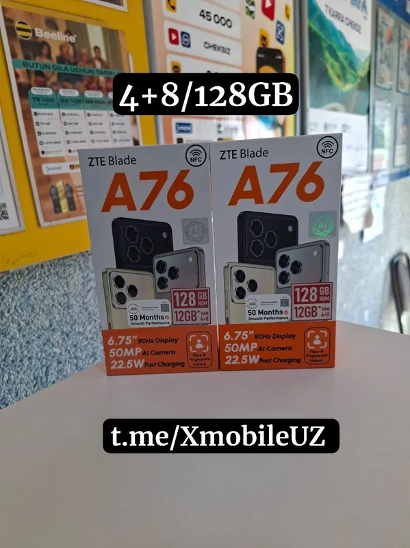 ZTE A76 4+8/128GB