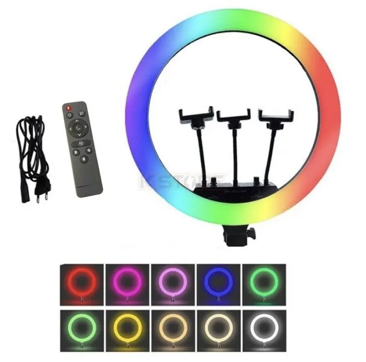 Лампа колцевая RGB — фото 1
