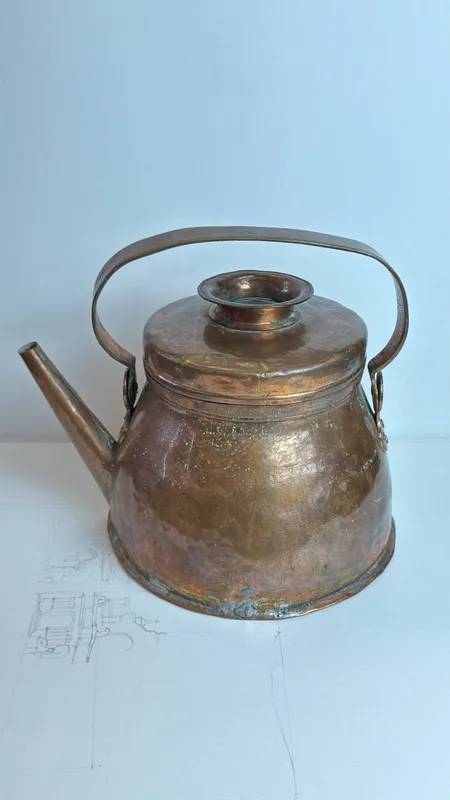 медный чайник антиквариат старинный чойне мис 1