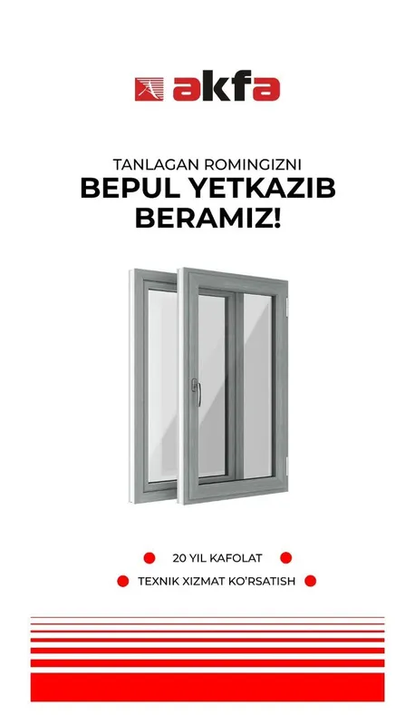 Akfa, Engellberg rom, eshik, vitraj.