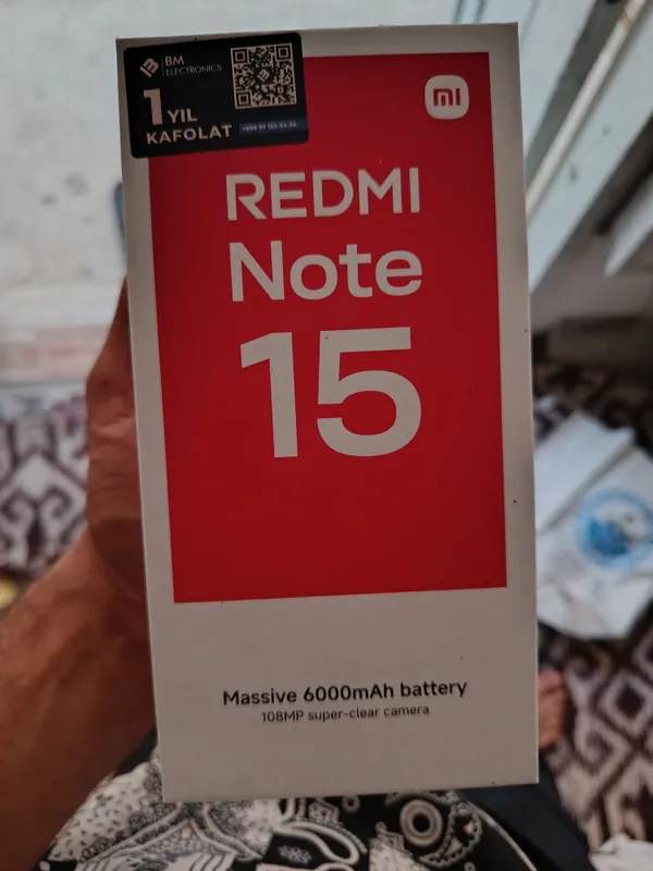 srochni Redmi not 15 sotiladi yangi olinganiga 1 hafta buldi 5 srochni Redmi not 15 sotiladi yangi olinganiga 1 hafta buldi 5
