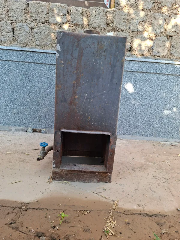Газовый котел для нагрева воды | Самодельный 1