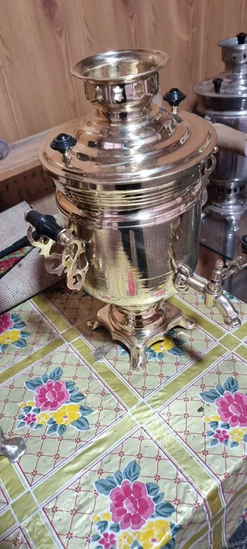 Самовар советский латун самавар янги