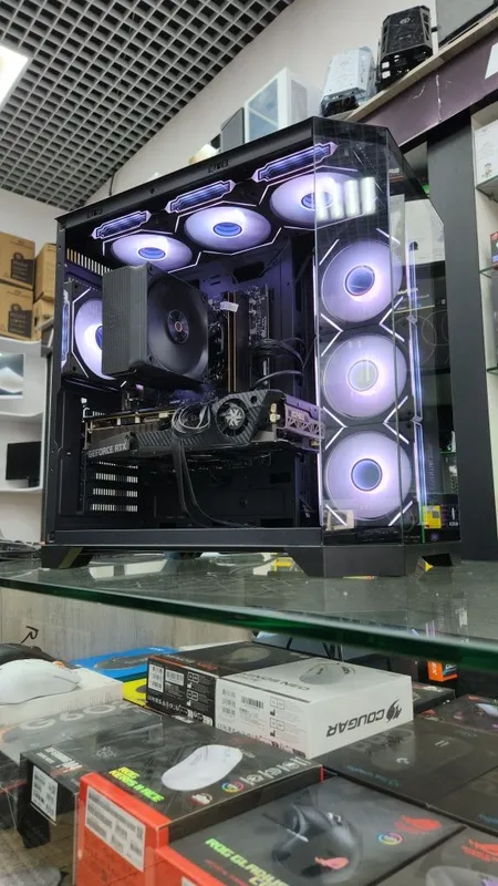 Мощный игровой компютер ryzen 5 Cpu: ryzen 5 7600x (мощнее чем i5 1440