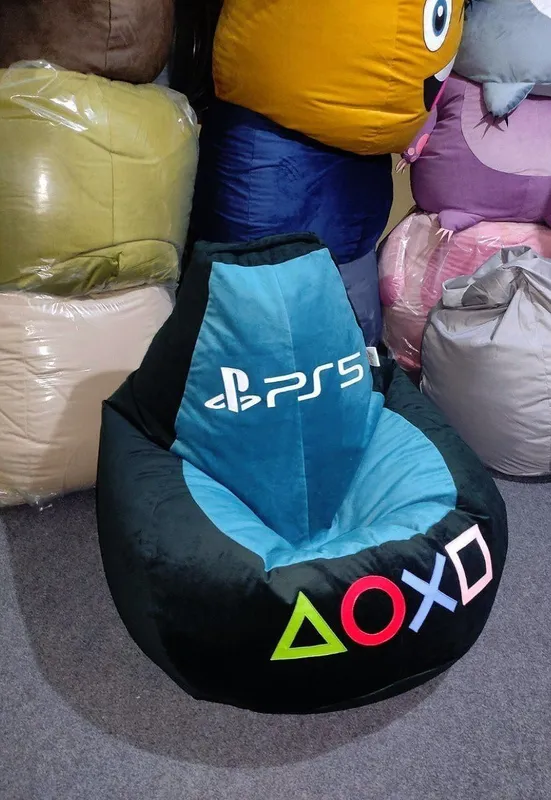 Бескаркасное кресло. Кресло мешок. Бинбэг Бинбег. PlayStation — фото 4