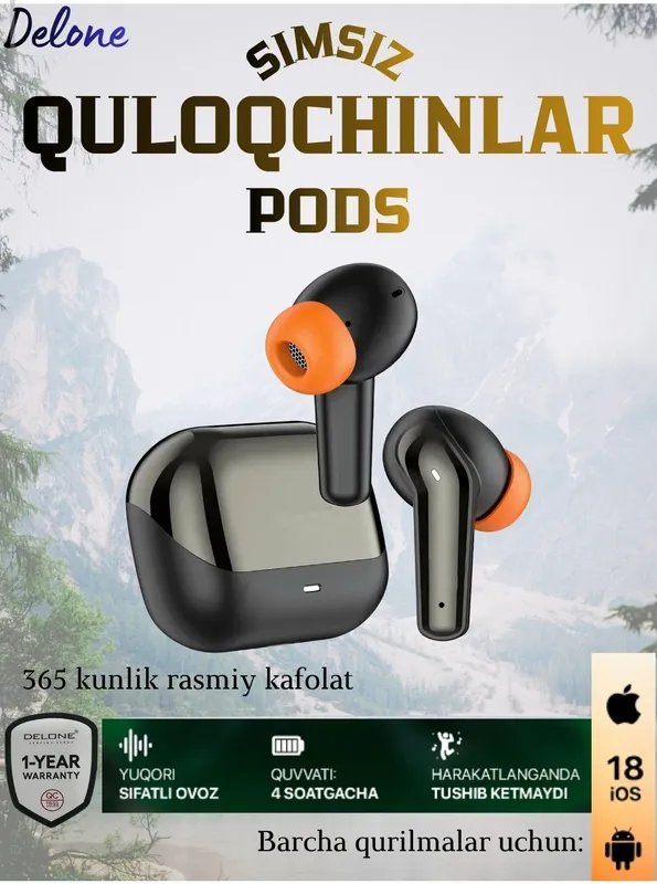Delone D-EB06 Limited Edition Airpods 1 Delone D-EB06 Limited Edition Airpods 1
