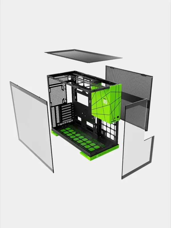 Geometric Future Model 5 Glass Green/Black (With 5-FAN) — фото 6