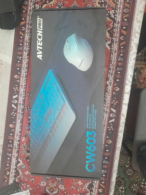 AVTECH PRO CW603 simsiz klaviatura va sichqoncha to'plami 1