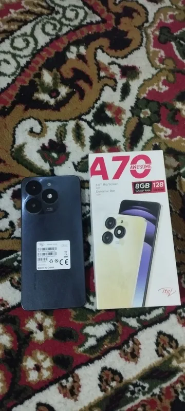 Itel A70 sotiladi 128 GB Holati idial Itel A70 sotiladi 128 GB Holati idial