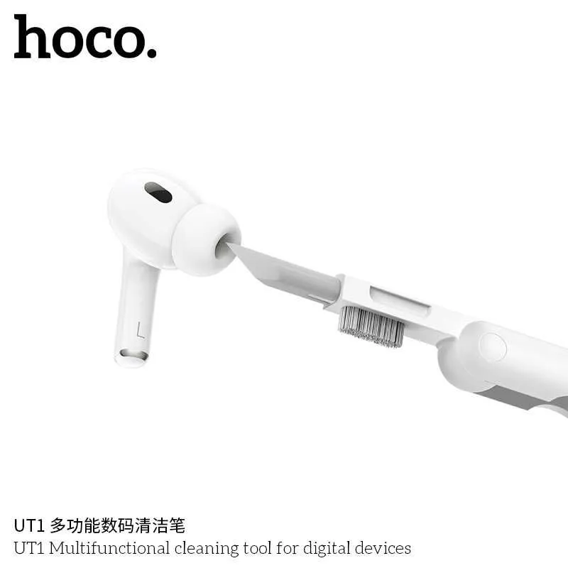 Hoco UT1 инструмент для очистки AirPods Galaxy Buds Cleaning Tool Case — фото 5