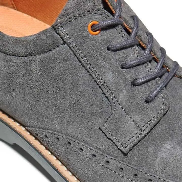 Мужские Оксфорды Timberland City Groove Brogue(серые) — фото 1