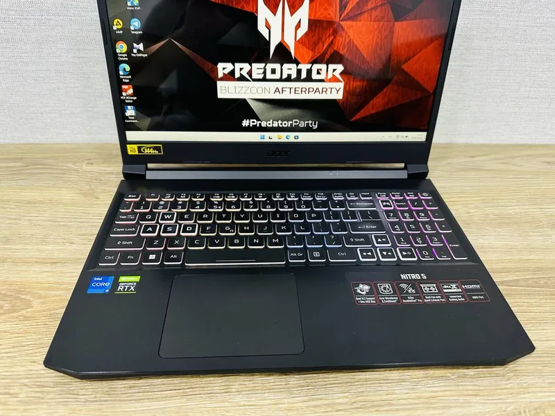 ACER Nitro Core i5-11Gen+RTX3060-6 ГБ Видеокарта, Топ Игровой ноутбук 4