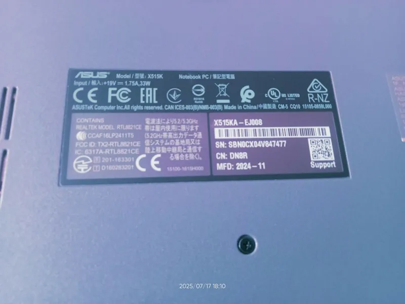Noutbuk Asus X515 yangi kop ishlatilmagan yangi — фото 2