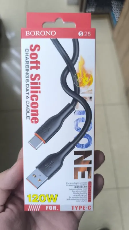 Type-C kabel, 120W tezkor zaryad, 1m. — фото 2
