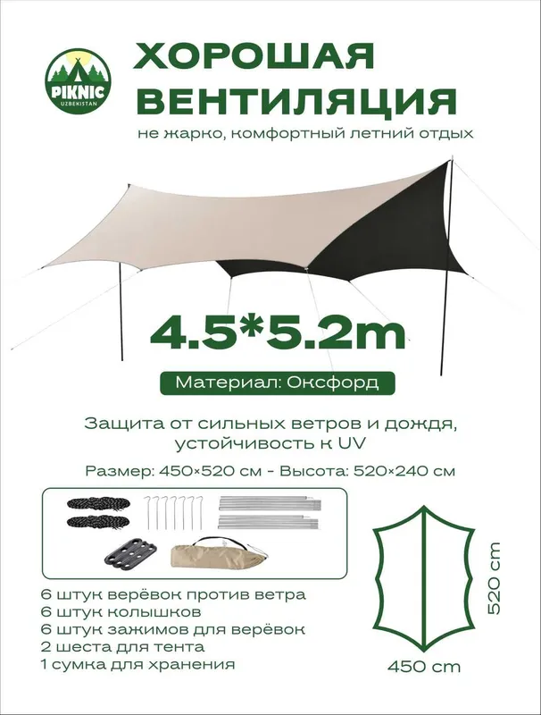 Легко собираемые навесы для пикника,