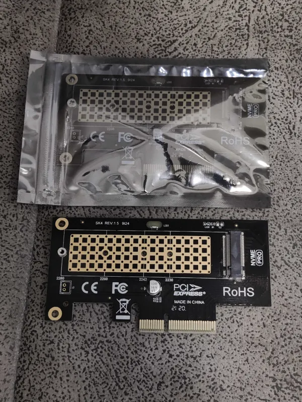Адаптер m2 для NVME SSD PCIE PCI-E