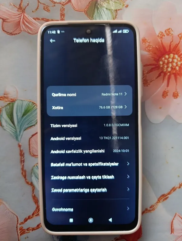 Redmi note 11 xolati yaxshi — фото 4