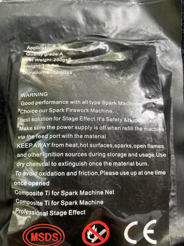 Spark Machine Composite Ti (Cold Spark Powder) 1
