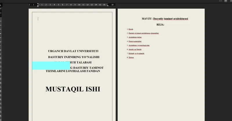 Mustaqil ish_Referat_Slayd tayyorlab beramiz. — фото 3