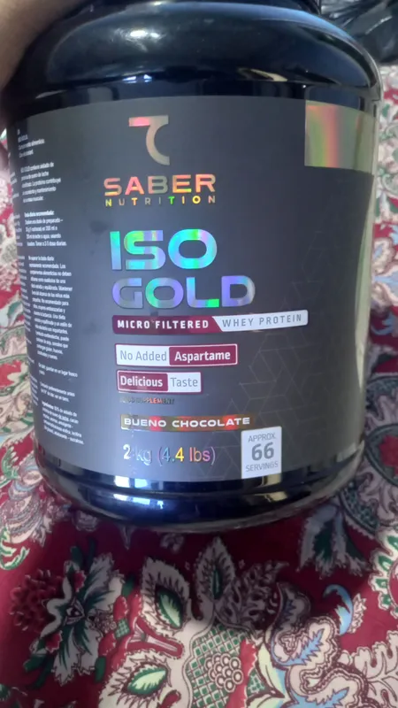SABER NUTRITION ISO GOLD BUENO CHOCOLATE PROTEIN