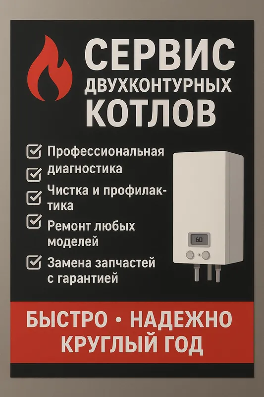 Сервис двухконтурных котлов