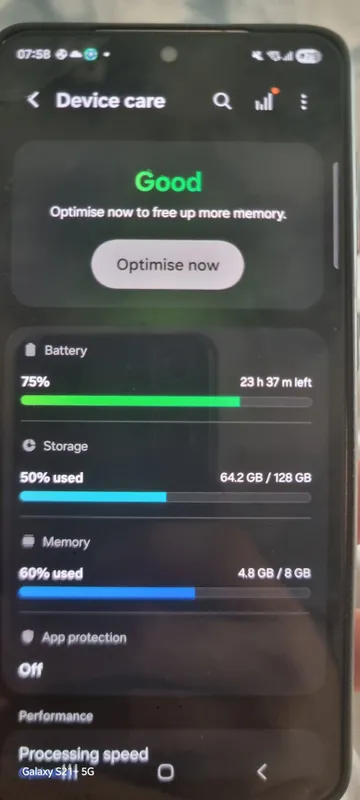 Samsung s21 5g sotiladi.