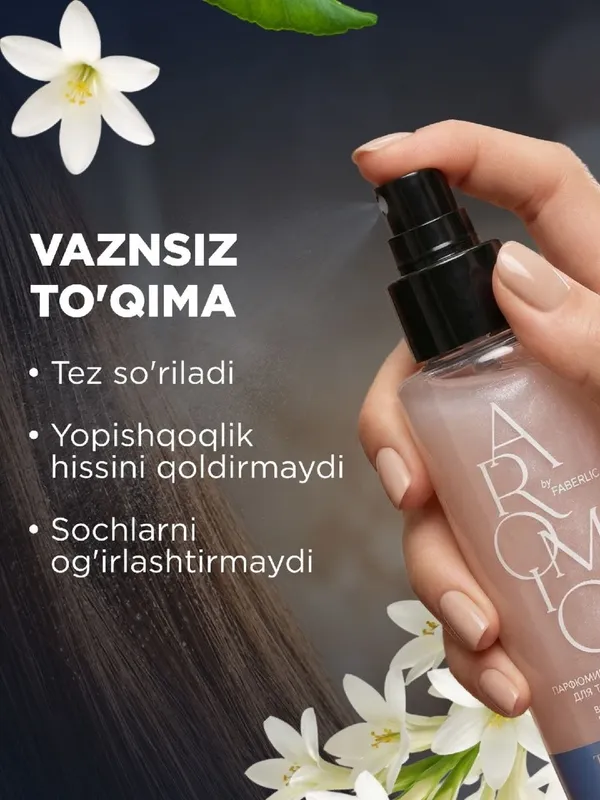 Yozgi yengil mayin iforli mist (soch va badan uchun) — фото 2