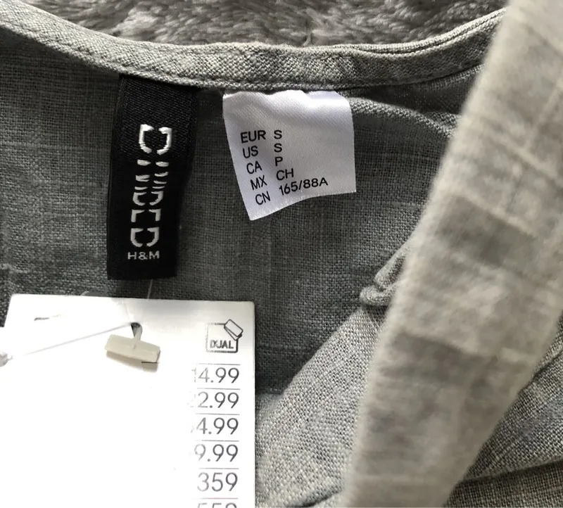 Льняной топ h&m — фото 1