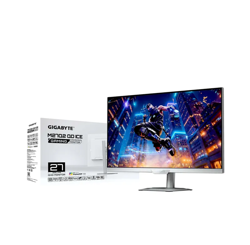 -Монитор Gigabyte - 27" M27Q2 ICE Gaming Monitor 200hz QHD (2560х 440) 8