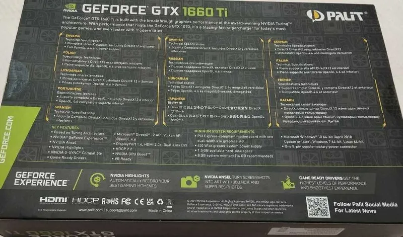 Palit Dual GeForce GTX 1660 Ti 6GB — фото 2