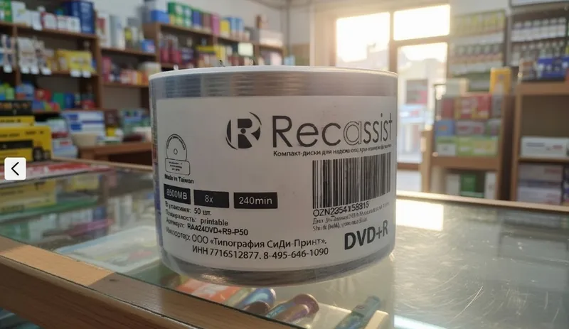 Диски СD-R DVD-R DVD+R BD-R(чистые Printable) — фото 3