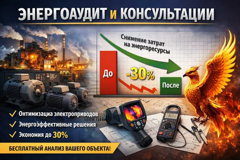 Энергоаудит для предприятия и малых производственных цехов