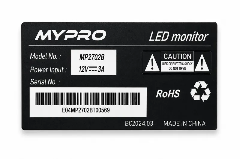 MYPRO MP2702B monitori sotiladi 5 MYPRO MP2702B monitori sotiladi 5