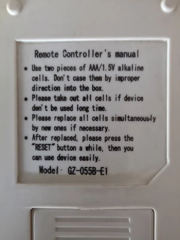 Пульт от кондиционер BEKO. Model. GZ-055B-E1 — фото 1