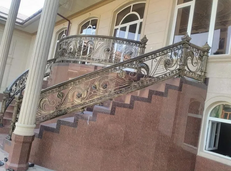 Метала канструкция ришотка перилла газ Мантаж дарвоза — фото 6