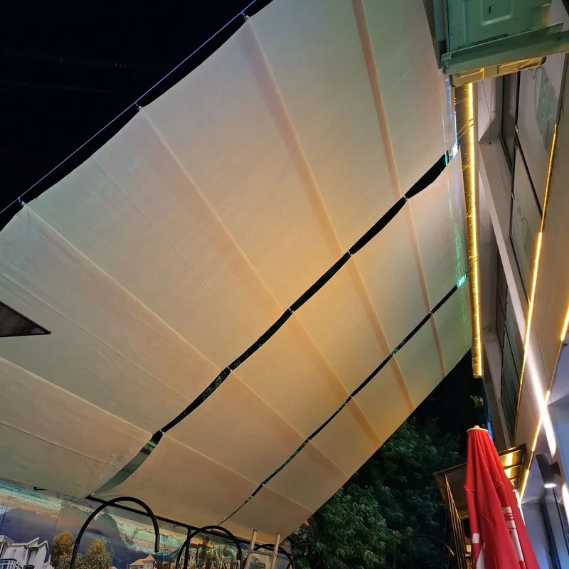 soya qiluvchi setka banner tent ustanovka 1