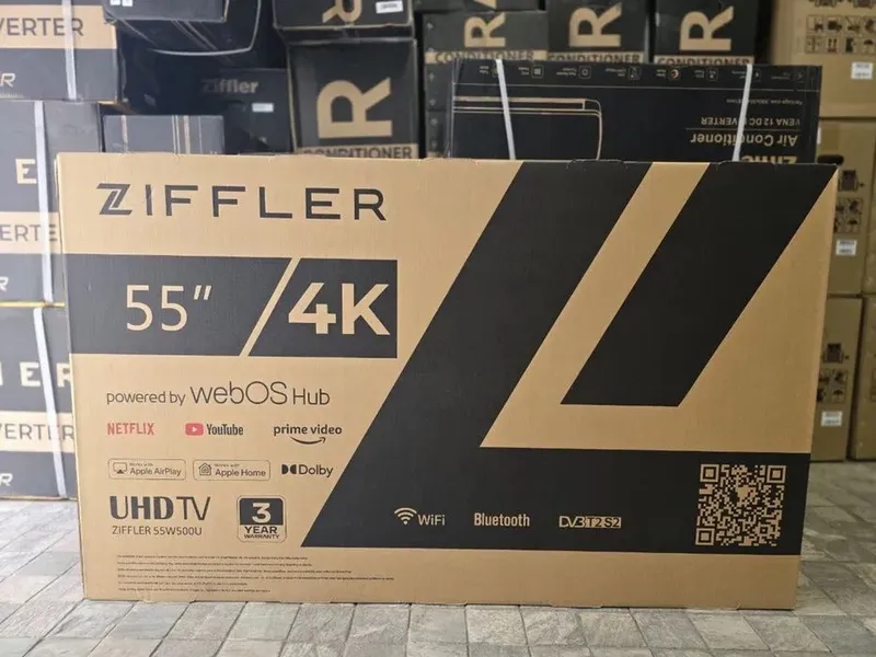 Телевизор Ziffler 55" в наличии осталось 3 шт. — фото 2