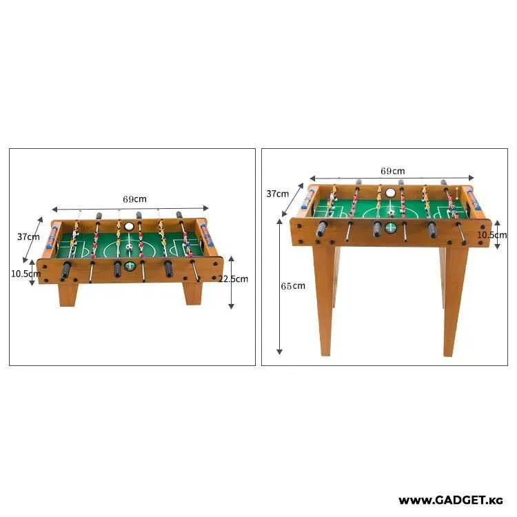 Настольный футбол 69x37x65 см детский игровой стол для игр — фото 1