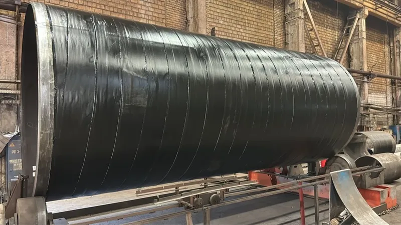 Услуги изоляции Труба Д-1020мм. изоляция ВУС, Ппу, Битум, Лента