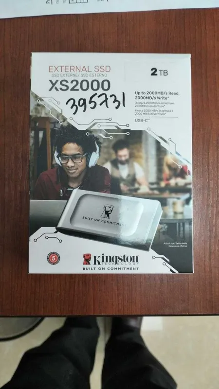 Kingston XS2000 Внешний SSD Накопитель до 2000Мб/с 2 ТВ Янги Каробка