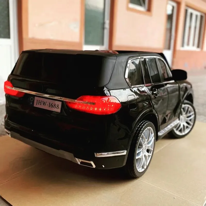 BMW X7 двухместная и большая машина электромобиль для детей 4x4 12V7Ah 5