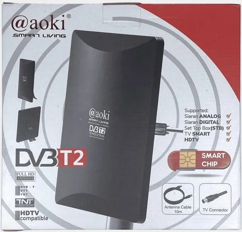 Антенна домашняя для ТВ DVBT2 Smart