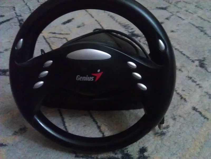 Kompyuter uchun pedalli o‘yin rul'i Genius Speed Wheel 3 2 Kompyuter uchun pedalli o‘yin rul'i Genius Speed Wheel 3 2