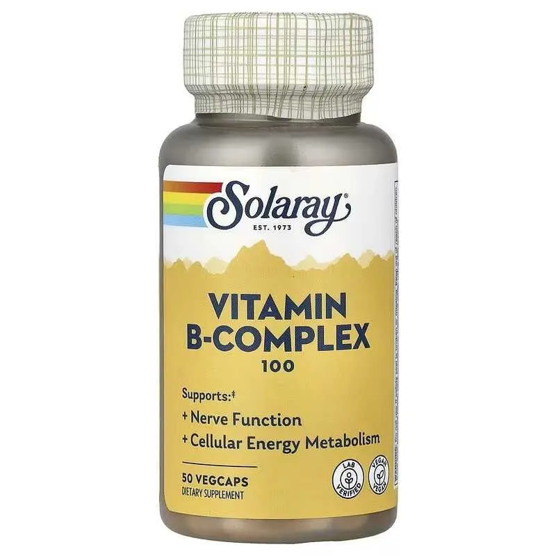 Solaray Vitamin B-Complex Комплекс витаминов группы B 100 — фото 3