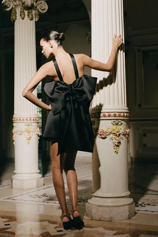 ZARA Платье с бантом — фото 1