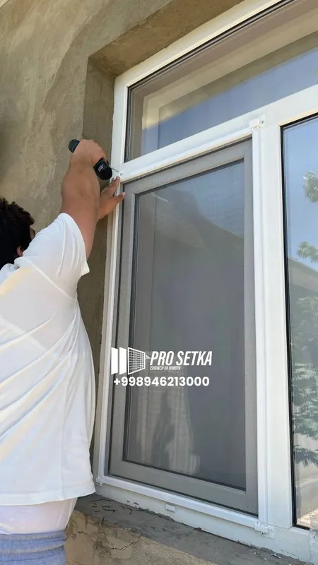 Moskit akfa setka | maskit oynaga setka o'rnatamiz Москитная сетка ‼️ — фото 5
