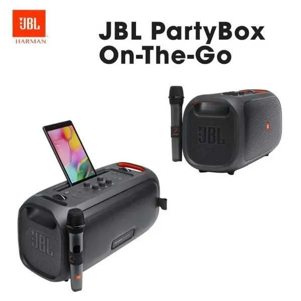 Новый JBL Partybox On-the-go | on-the-go dual mic — фото 4