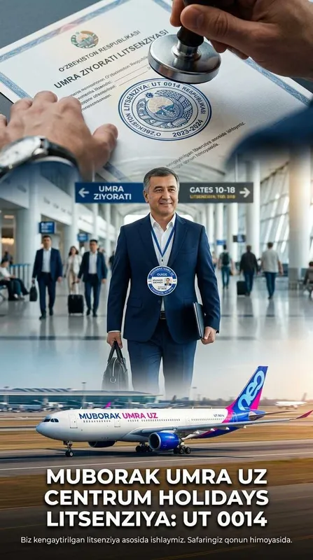 Centrum Holidays Umra Uzb Shayxontohur To'g'ri Reys Muborak Umra Paket 7